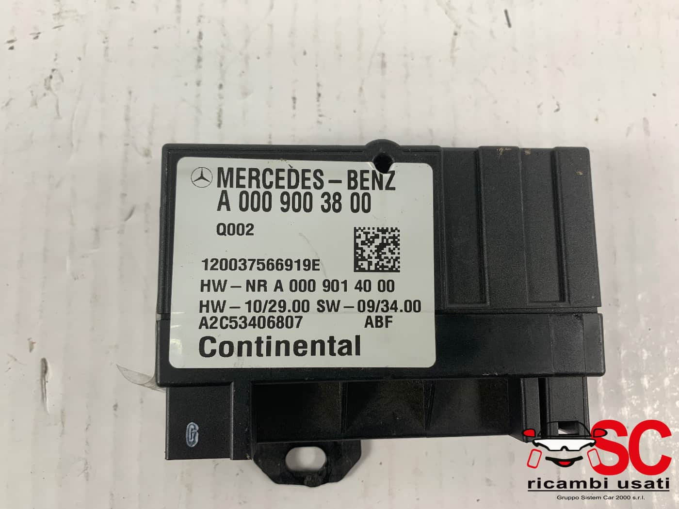 A0009003800 CENTRALINA POMPA CARBURANTE MERCEDES ML W166 4° Serie diesel