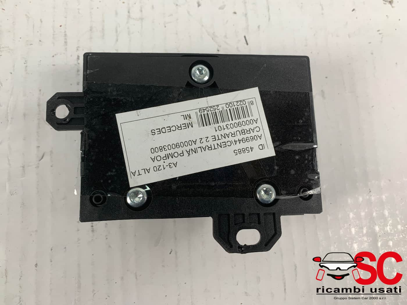 A0009003800 CENTRALINA POMPA CARBURANTE MERCEDES ML W166 4° Serie diesel