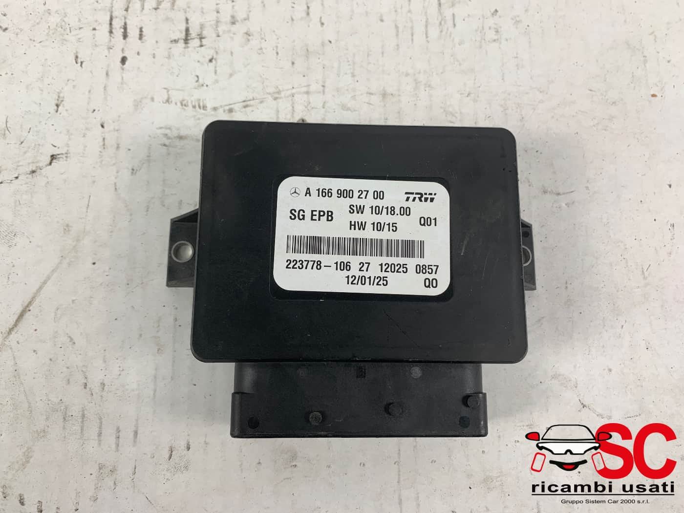 A1669002700 CENTRALINA FRENO A MANO MERCEDES ML W166 4° Serie diesel