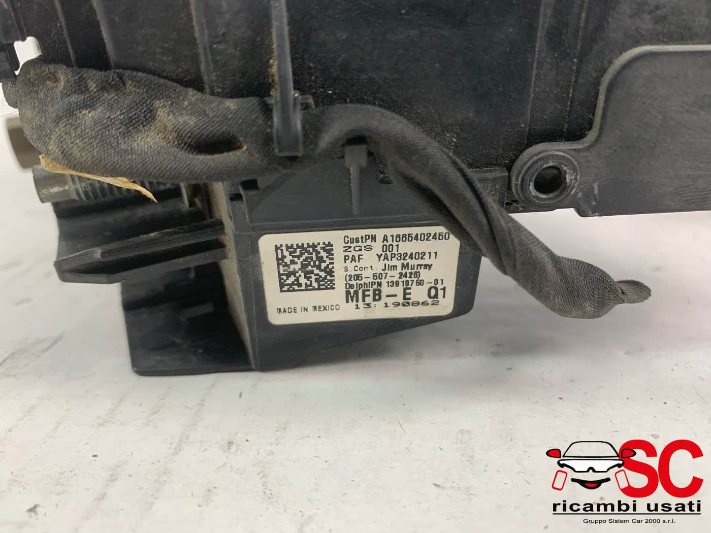 A1665402450 CENTRALINA PORTA FUSIBILI MERCEDES ML W166 4° Serie diesel