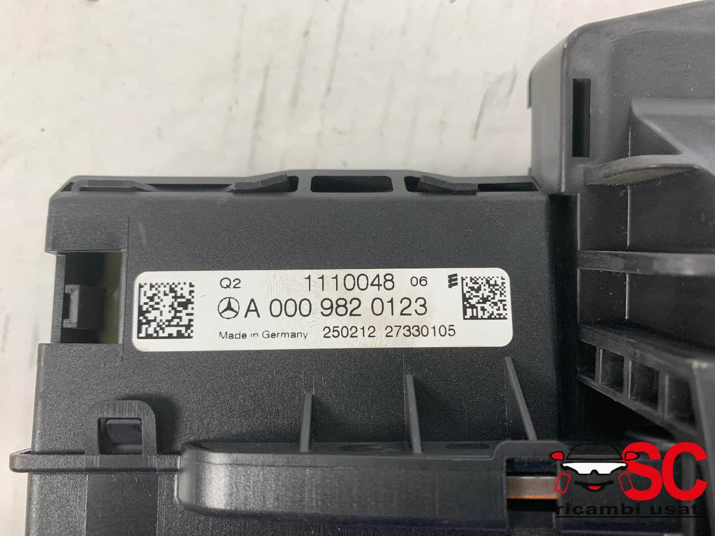 A0009820123 CENTRALINA PORTA FUSIBILI MERCEDES ML W166 4° Serie diesel