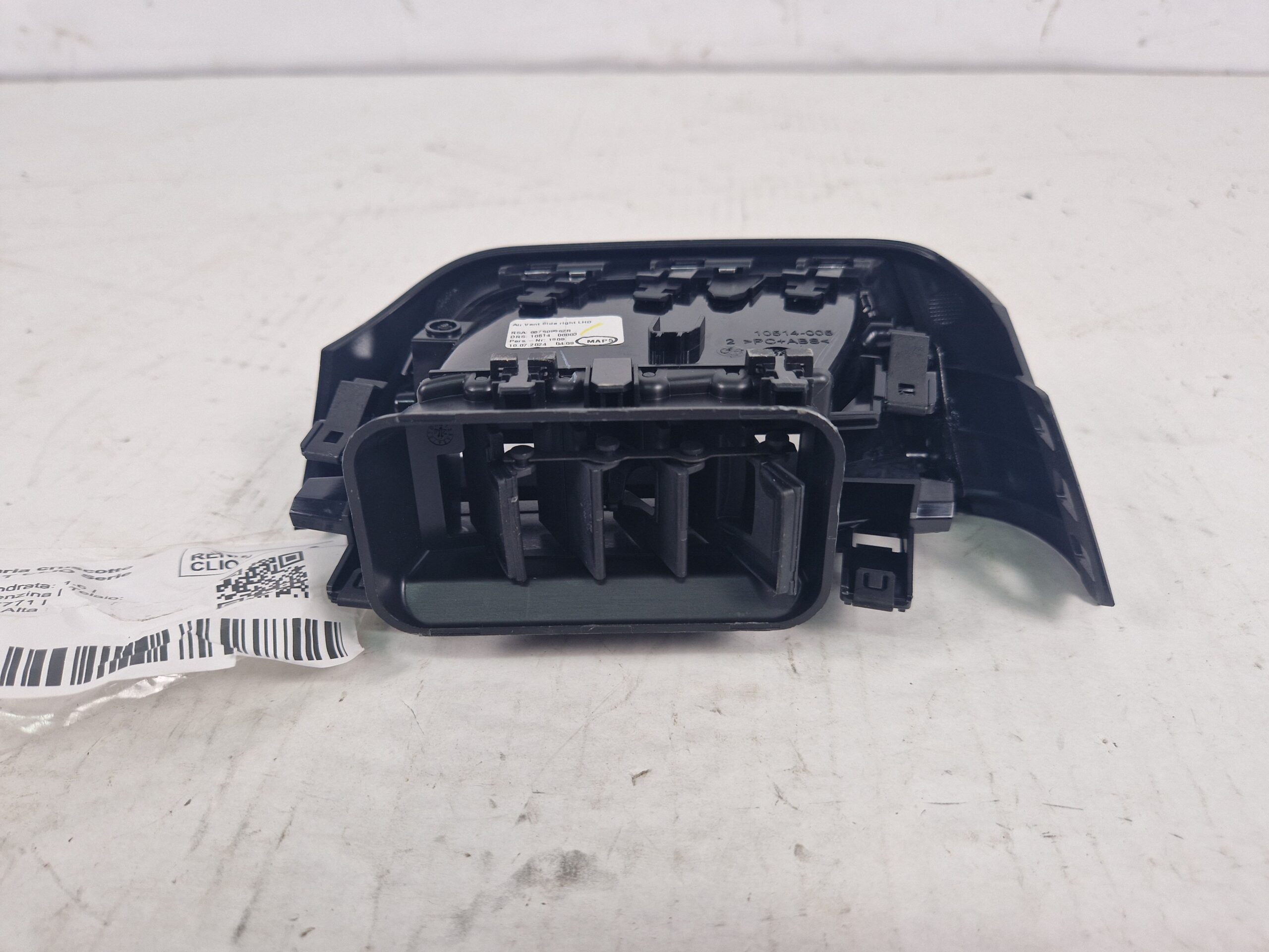 BOCCHETTA ARIA CRUSCOTTO DX RENAULT CLIO Serie V 687609862R H4M C6 (19>)
