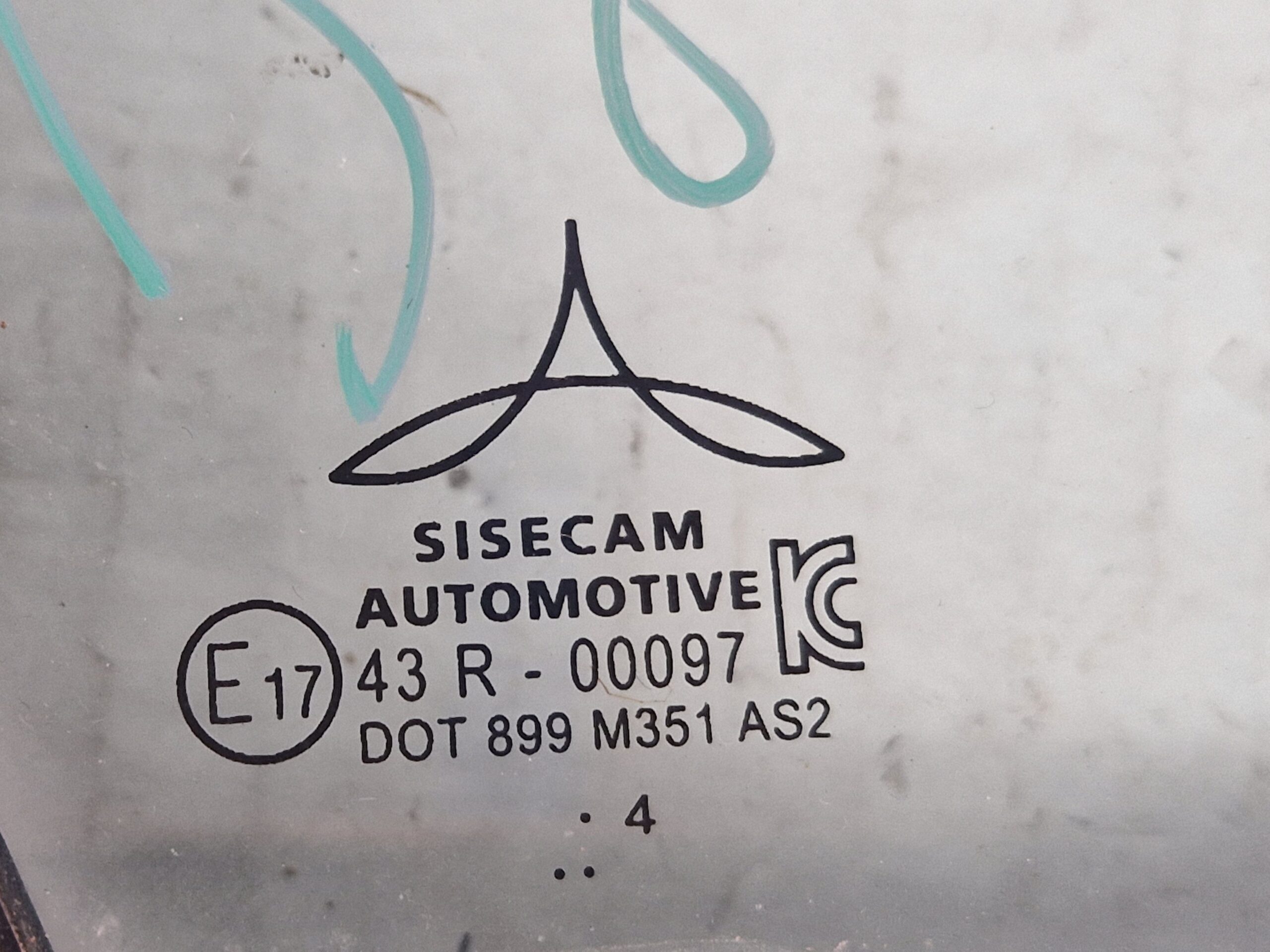 VETRO FISSO LATERALE DESTRO RENAULT CLIO Serie V 802624960R H4M C6 (19>)