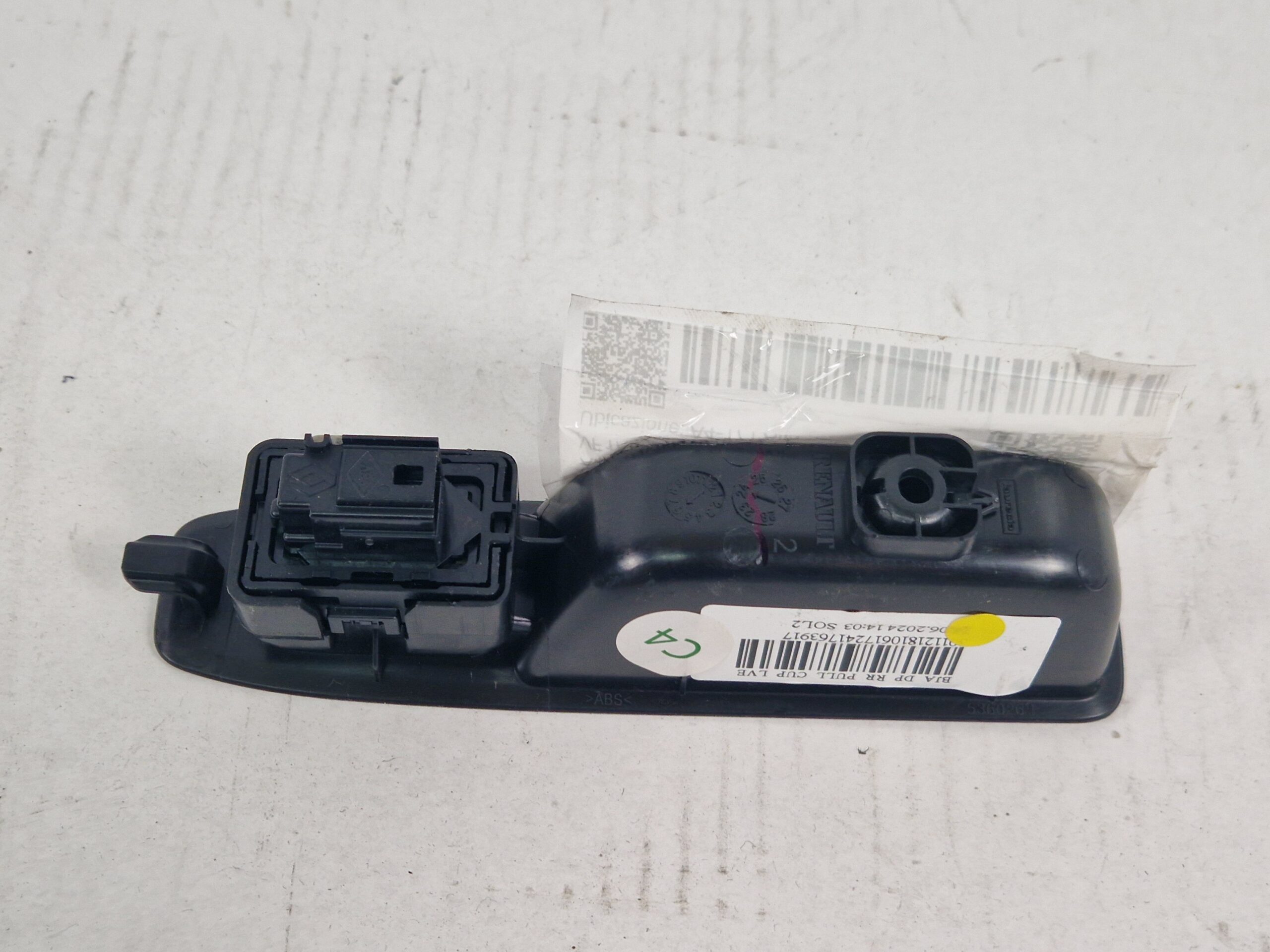 PULSANTE ALZAVETRO POSTERIORE SINISTRO RENAULT CLIO Serie V 254218388R H4M C6 (19>)