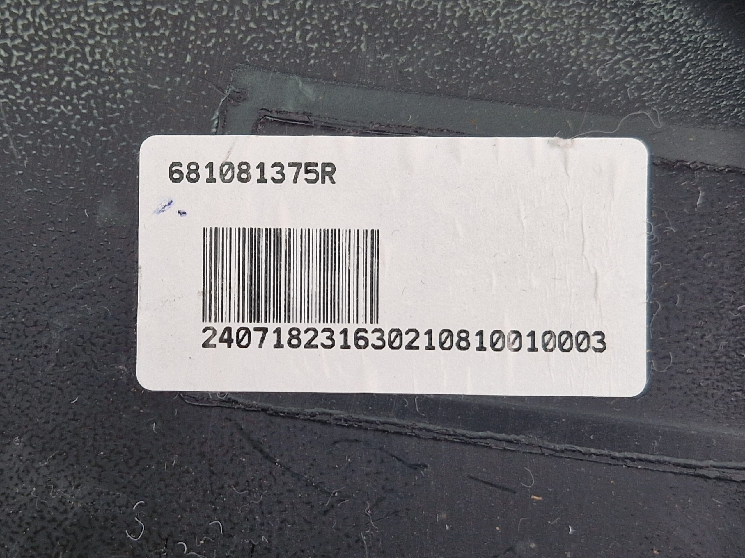CASSETTO PORTA OGGETTI RENAULT CLIO Serie V 681081375R H4M C6 (19>)