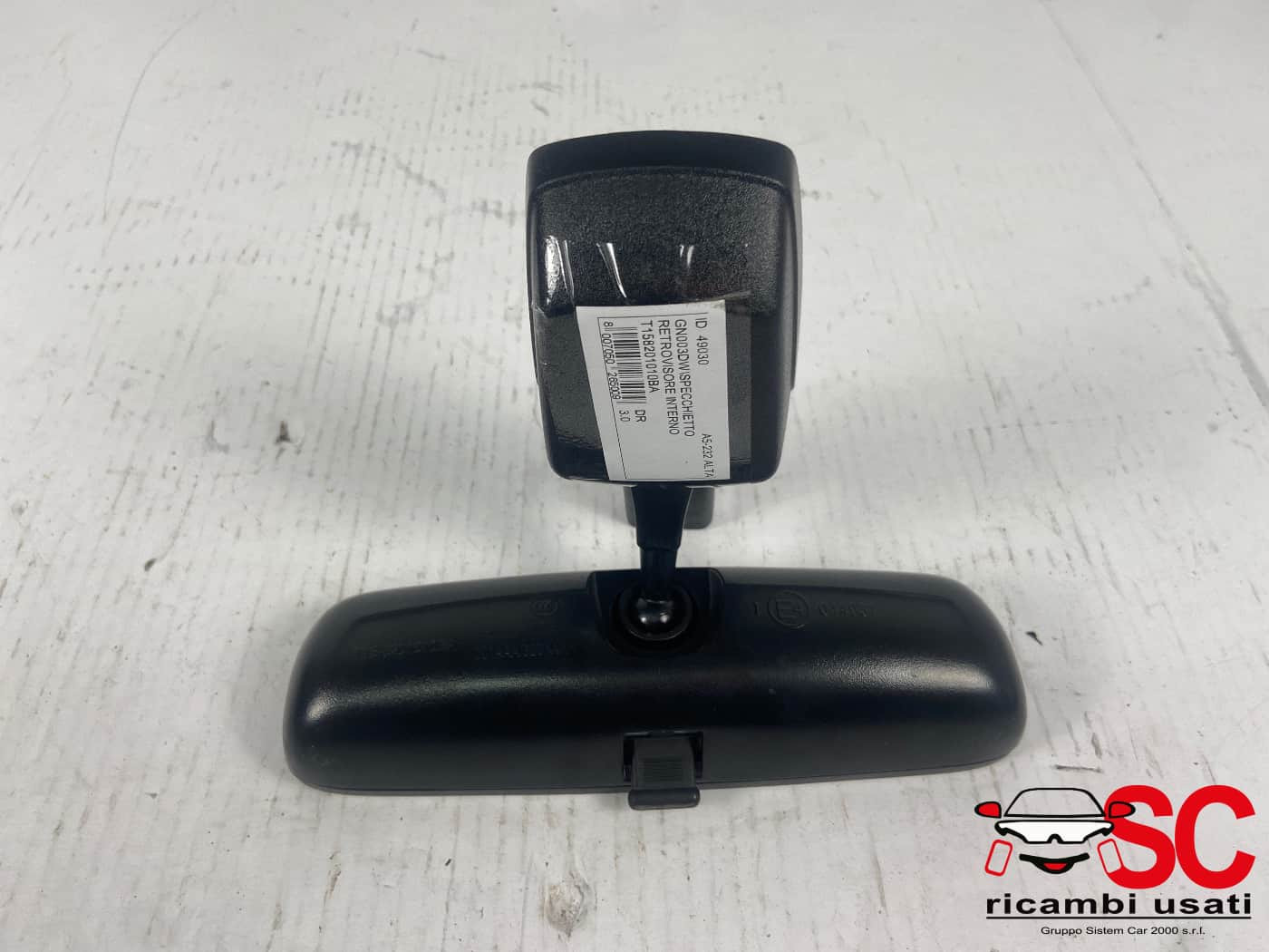 SPECCHIETTO RETROVISORE INTERNO DR 3.0 Serie T158201010BA (22>)