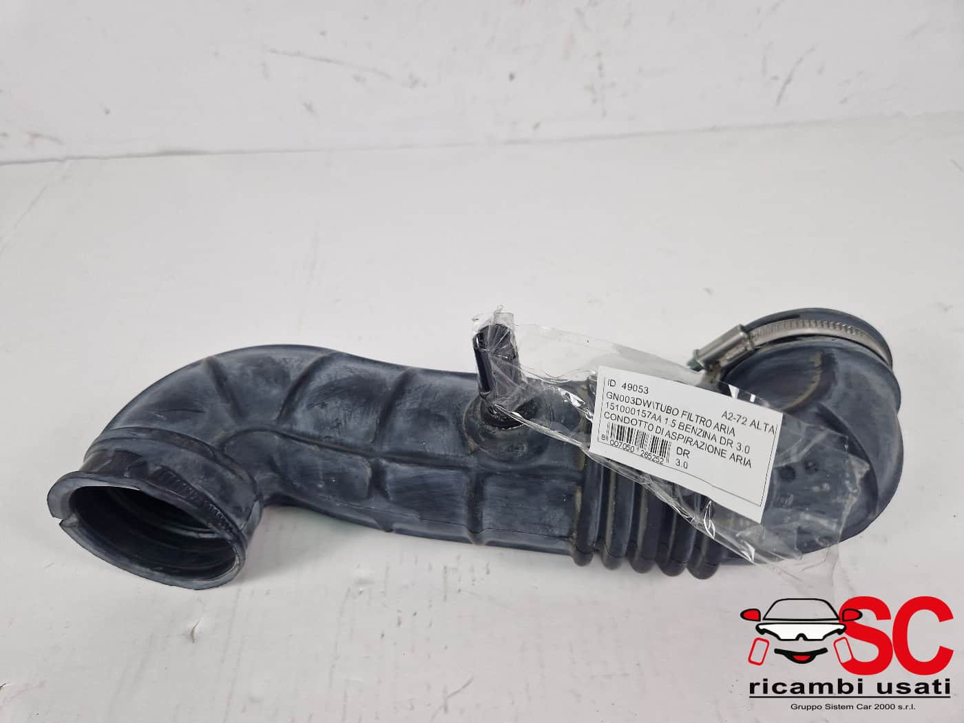151000157AA TUBO ASPIRAZIONE FILTRO ARIA DR 3.0 Serie benzina
