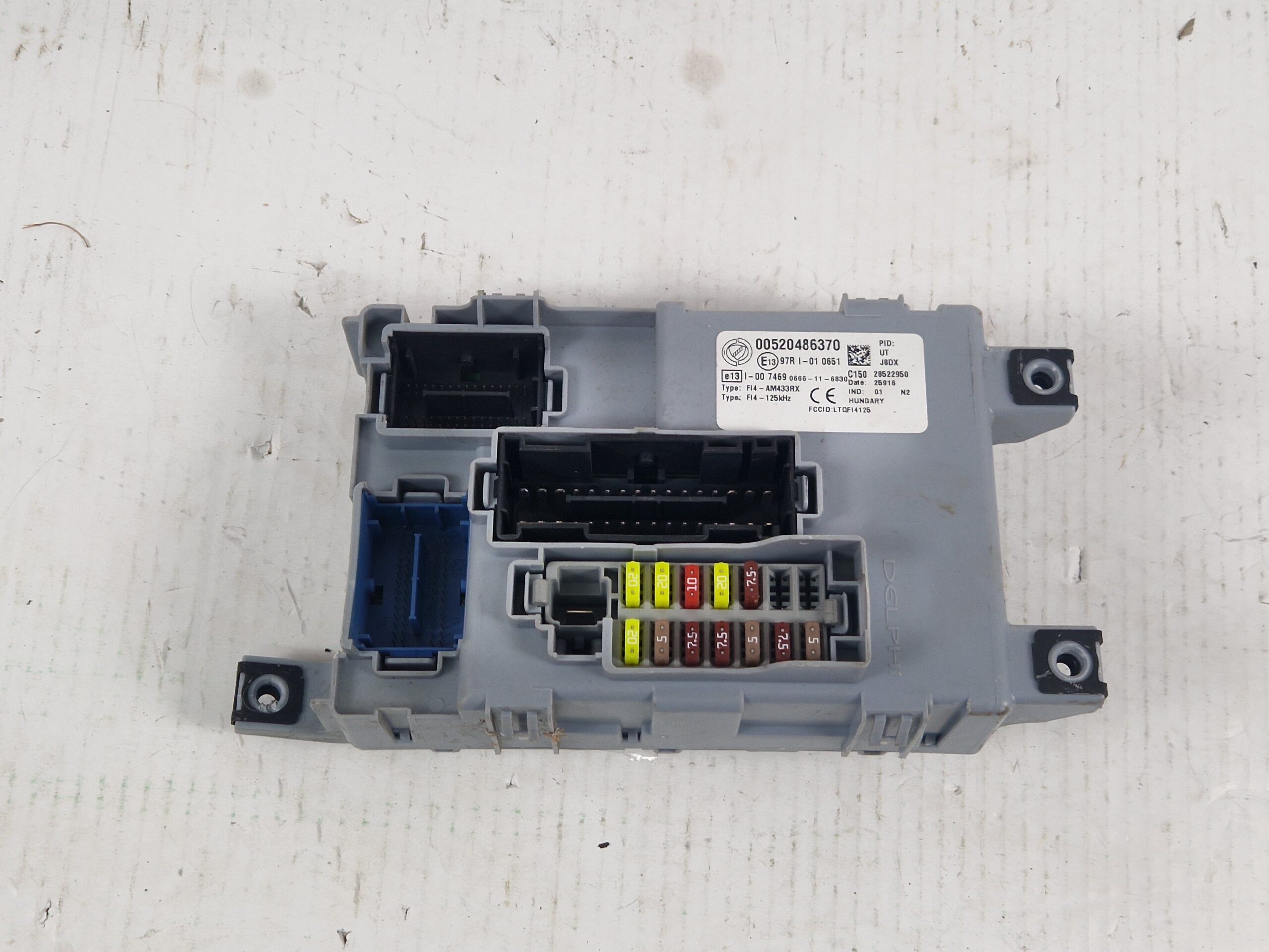 BODY COMPUTER FIAT Panda 3° Serie 52215388 (12>)