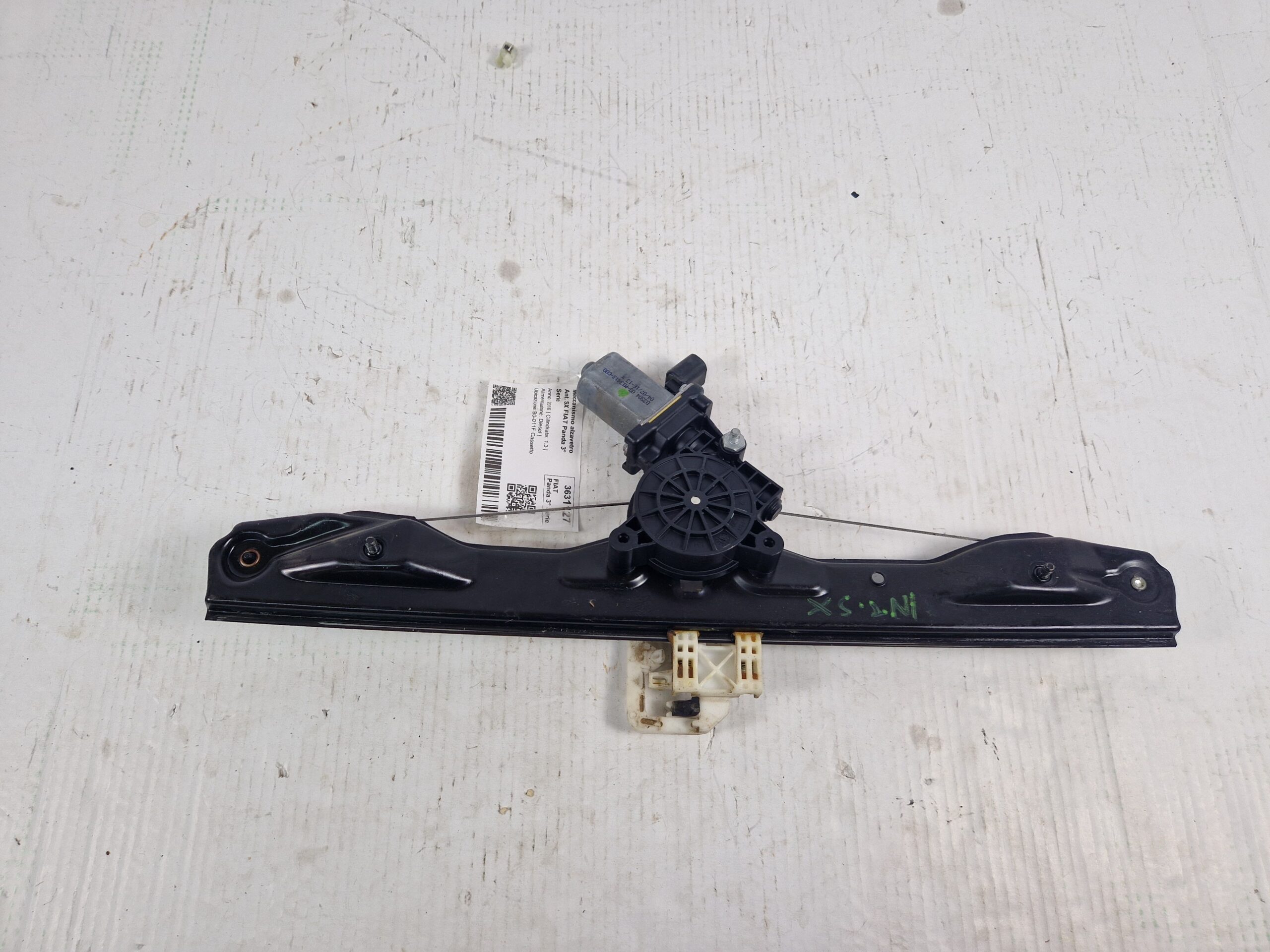 MECCANISMO ALZAVETRO ANT. SX FIAT Panda 3° Serie 52076550 (12>)