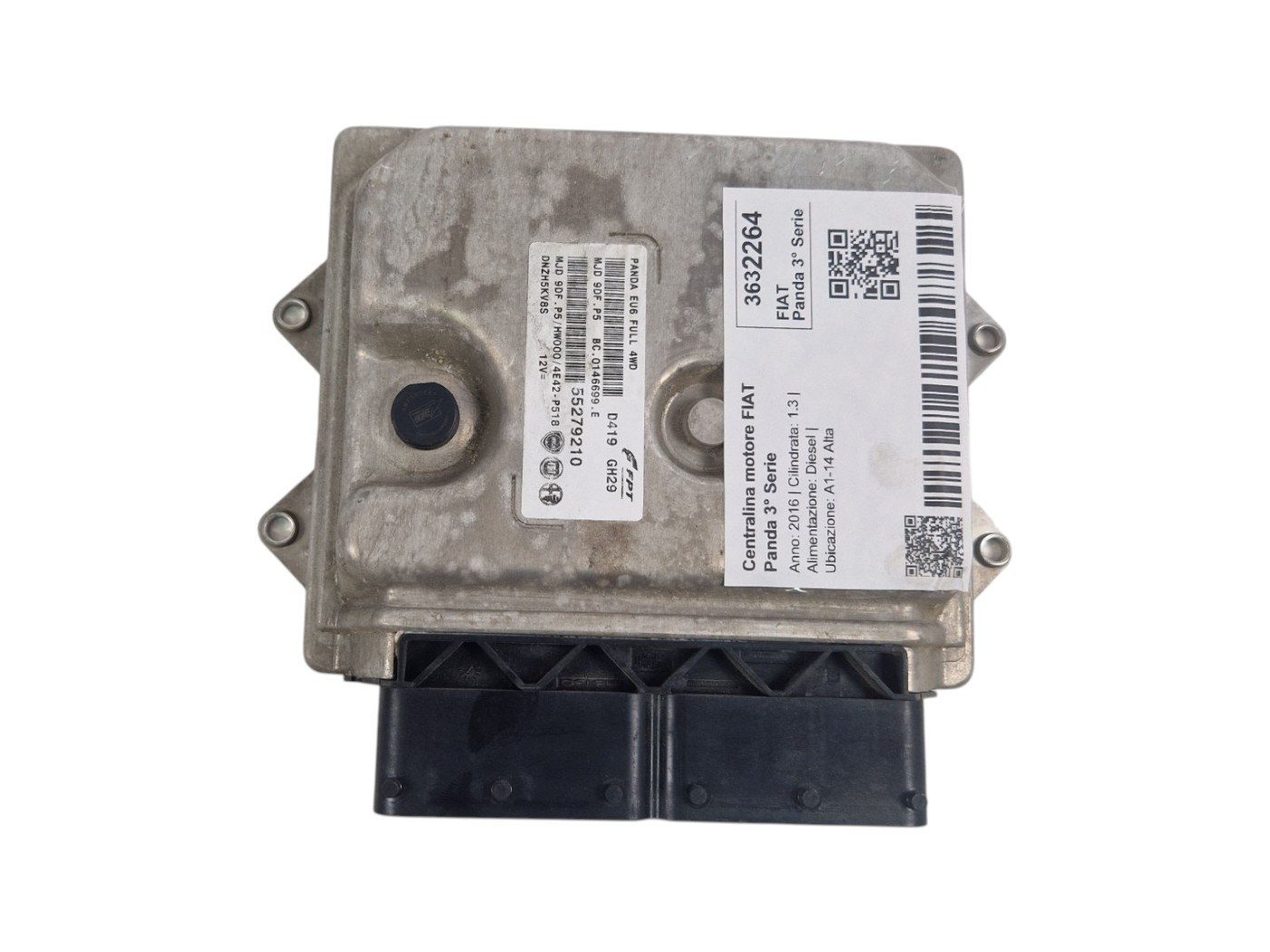 55279210 CENTRALINA MOTORE FIAT Panda 3° Serie Diesel 1.3