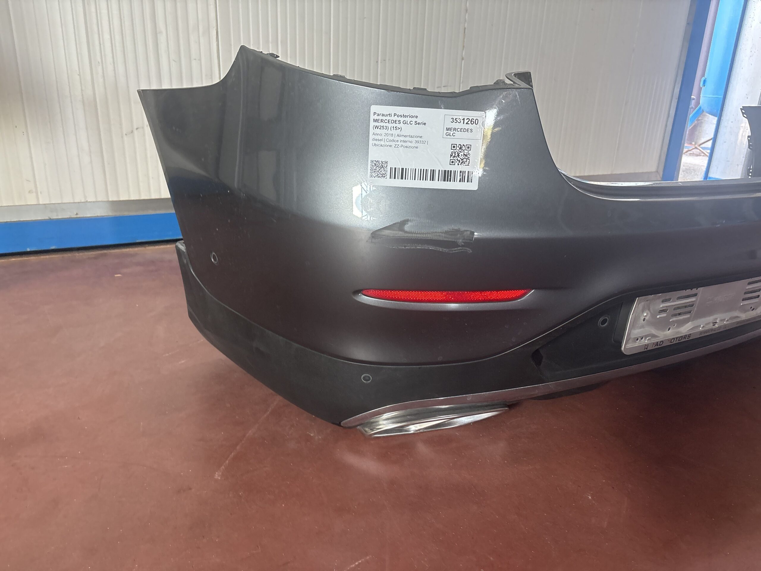 PARAURTI POSTERIORE MERCEDES GLC Serie (W253) A2538852535 (15>)