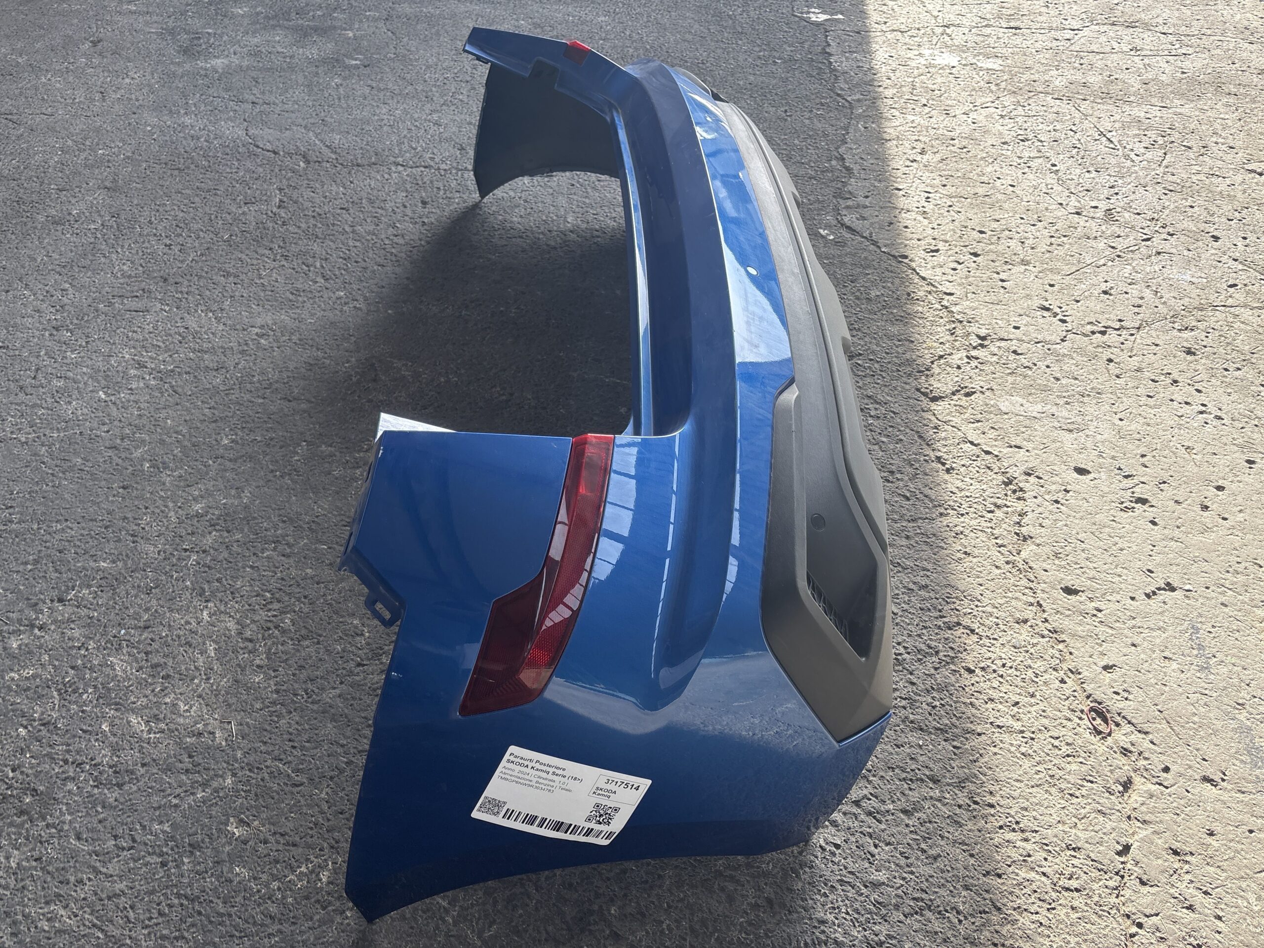 PARAURTI POSTERIORE SKODA Kamiq Serie 658807421E DUS (18>)