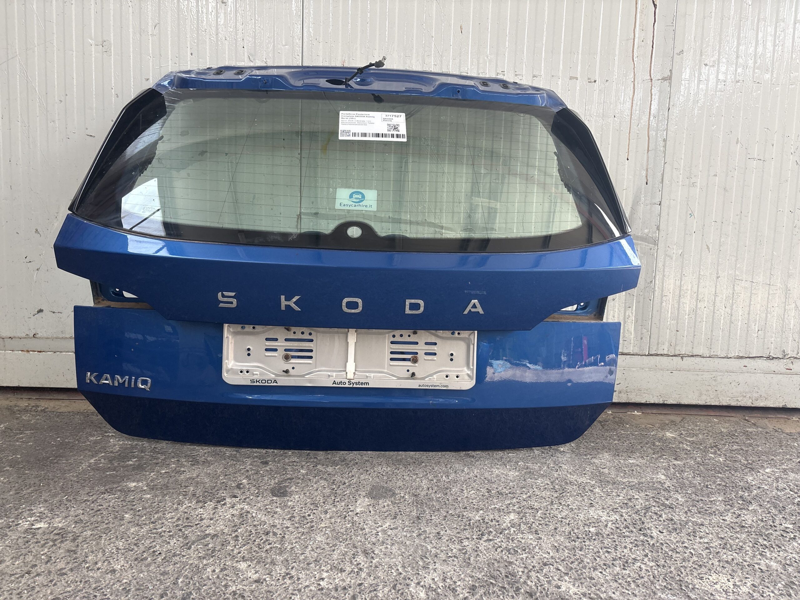 PORTELLONE POSTERIORE COMPLETO SKODA Kamiq Serie 658827023B DUS (18>)
