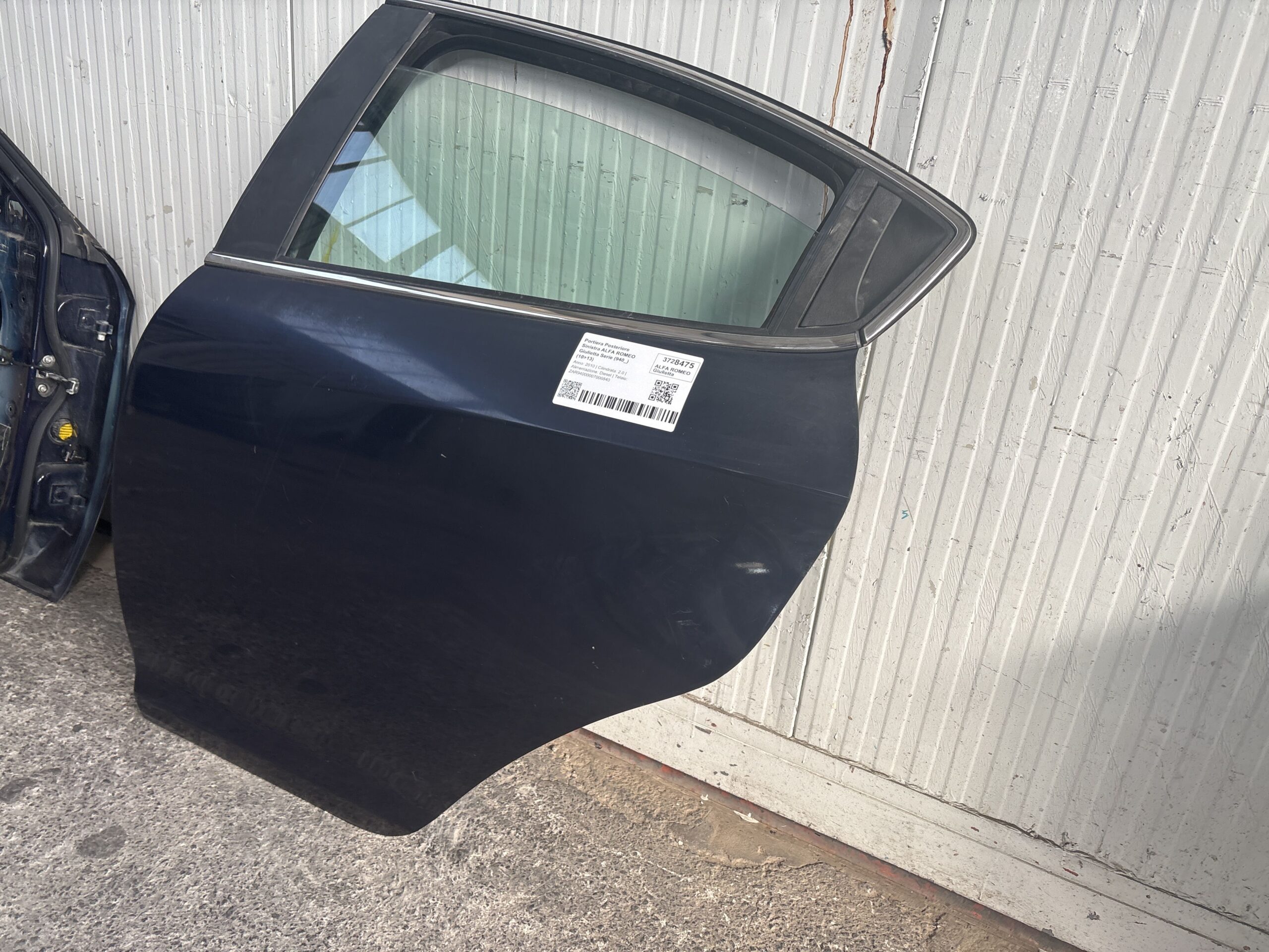 PORTIERA POSTERIORE SINISTRA ALFA ROMEO Giulietta Serie (940_) 6000634838 940A4000 (10>13)