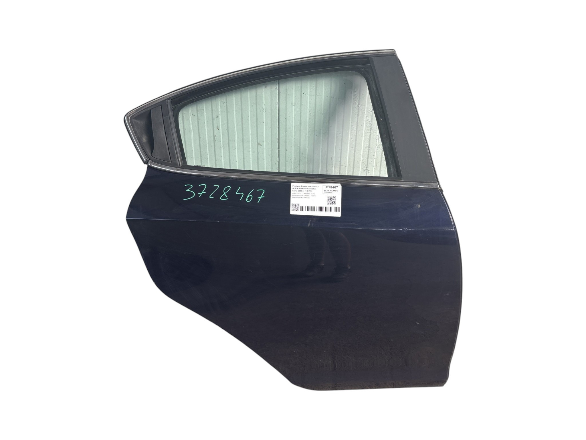 PORTIERA POSTERIORE DESTRA ALFA ROMEO Giulietta Serie (940_) 6000634837 940A4000 (10>13)