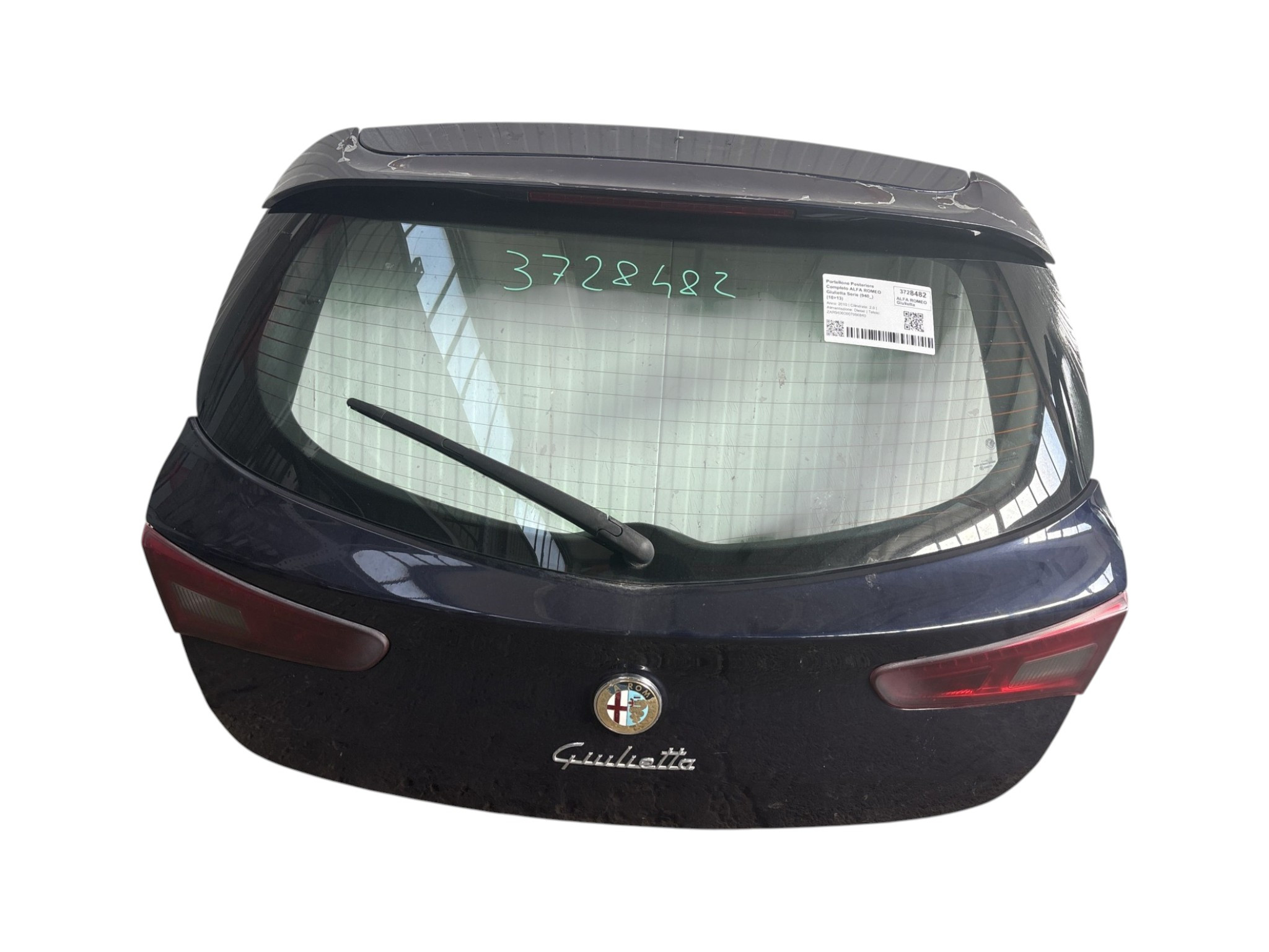 PORTELLONE POSTERIORE COMPLETO ALFA ROMEO Giulietta Serie (940_) 6000634833 940A4000 (10>13)