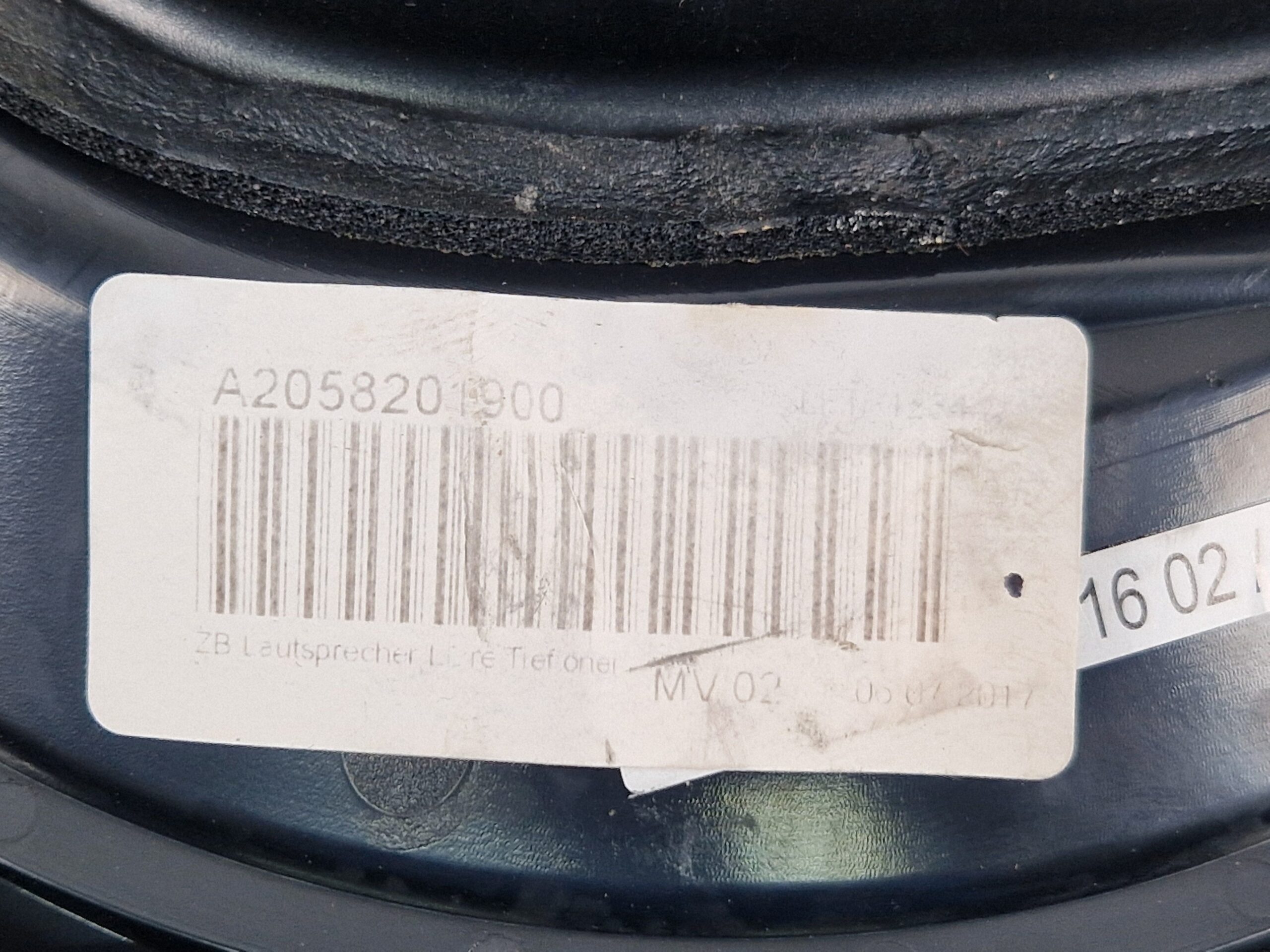 SUBWOOFER MERCEDES GLC Coupe (BM 253) (6.2016) A2058201602 (16>)