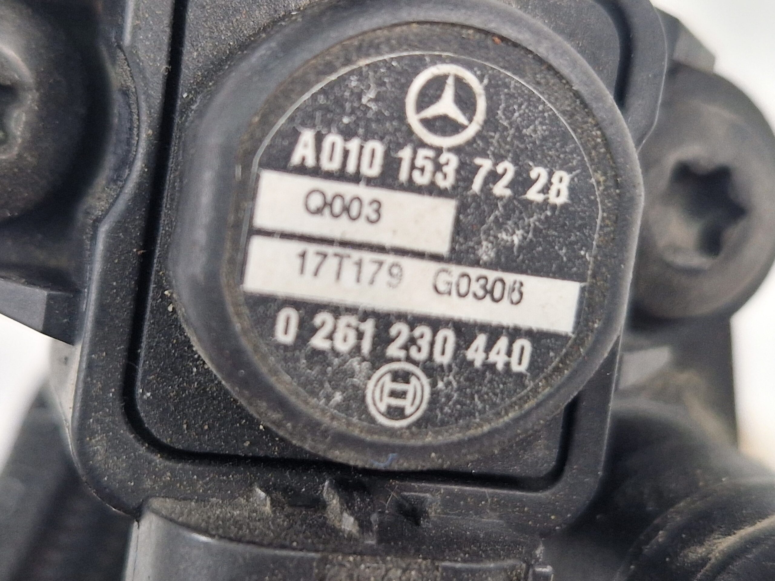 A0101537228 SENSORE DI PRESSIONE COLLETTORE ASPIRAZIONE MERCEDES GLC Coupe (BM 253) (6.2016) Diesel 2.2