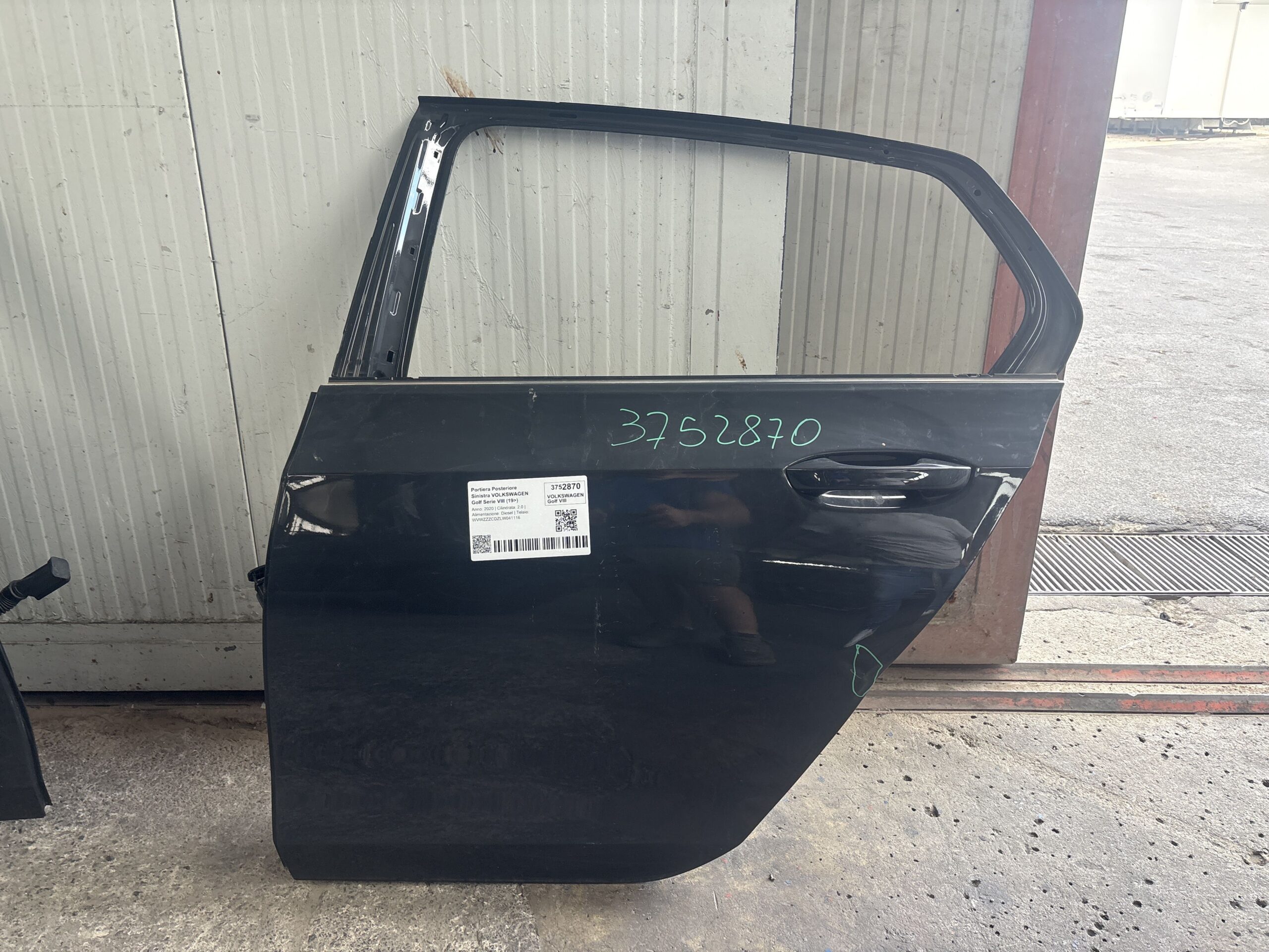 PORTIERA POSTERIORE SINISTRA VOLKSWAGEN Golf Serie VIII 5H4833055E DSU (19>)