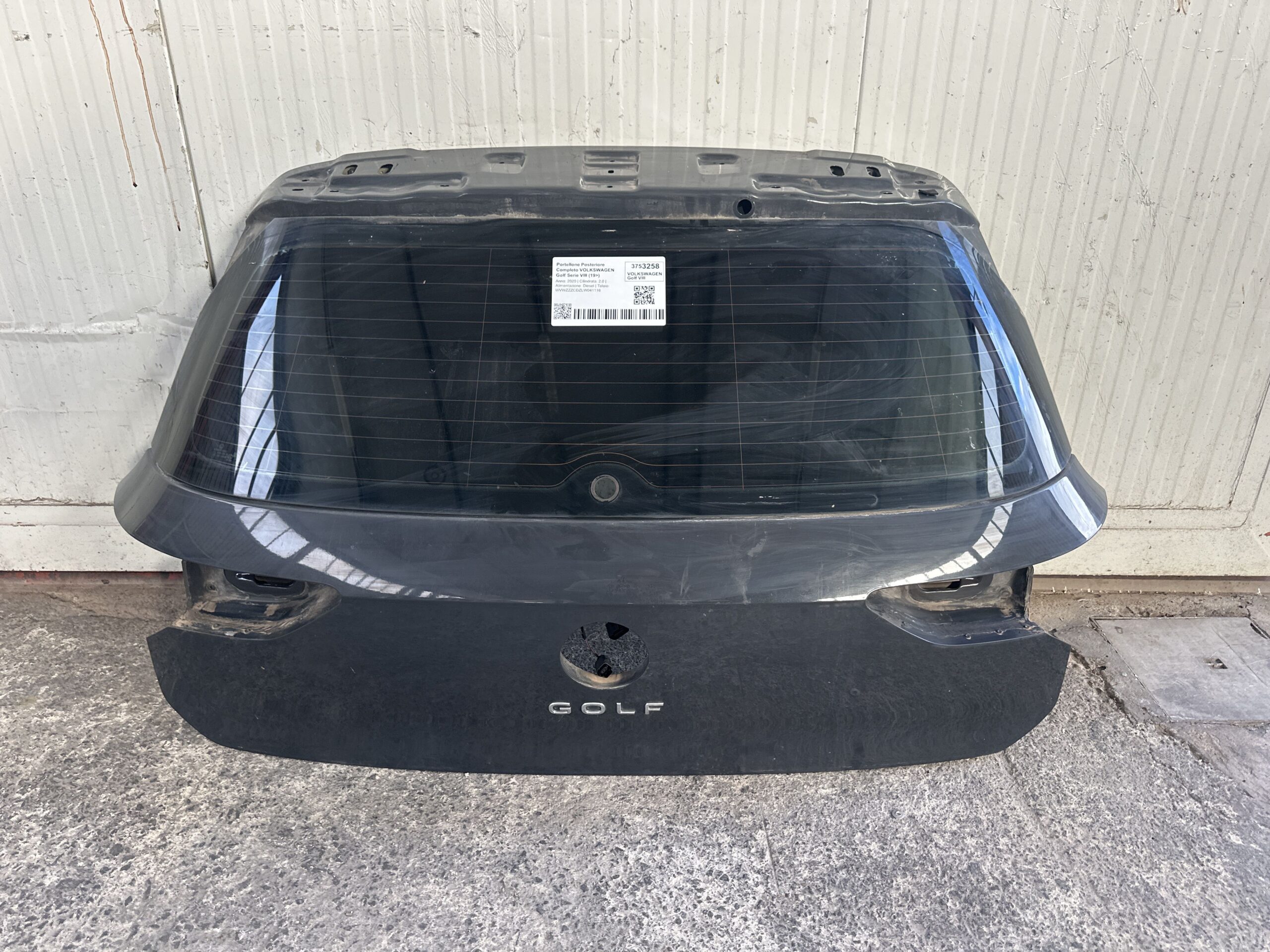 PORTELLONE POSTERIORE COMPLETO VOLKSWAGEN Golf Serie VIII 5H6827025D DSU (19>)