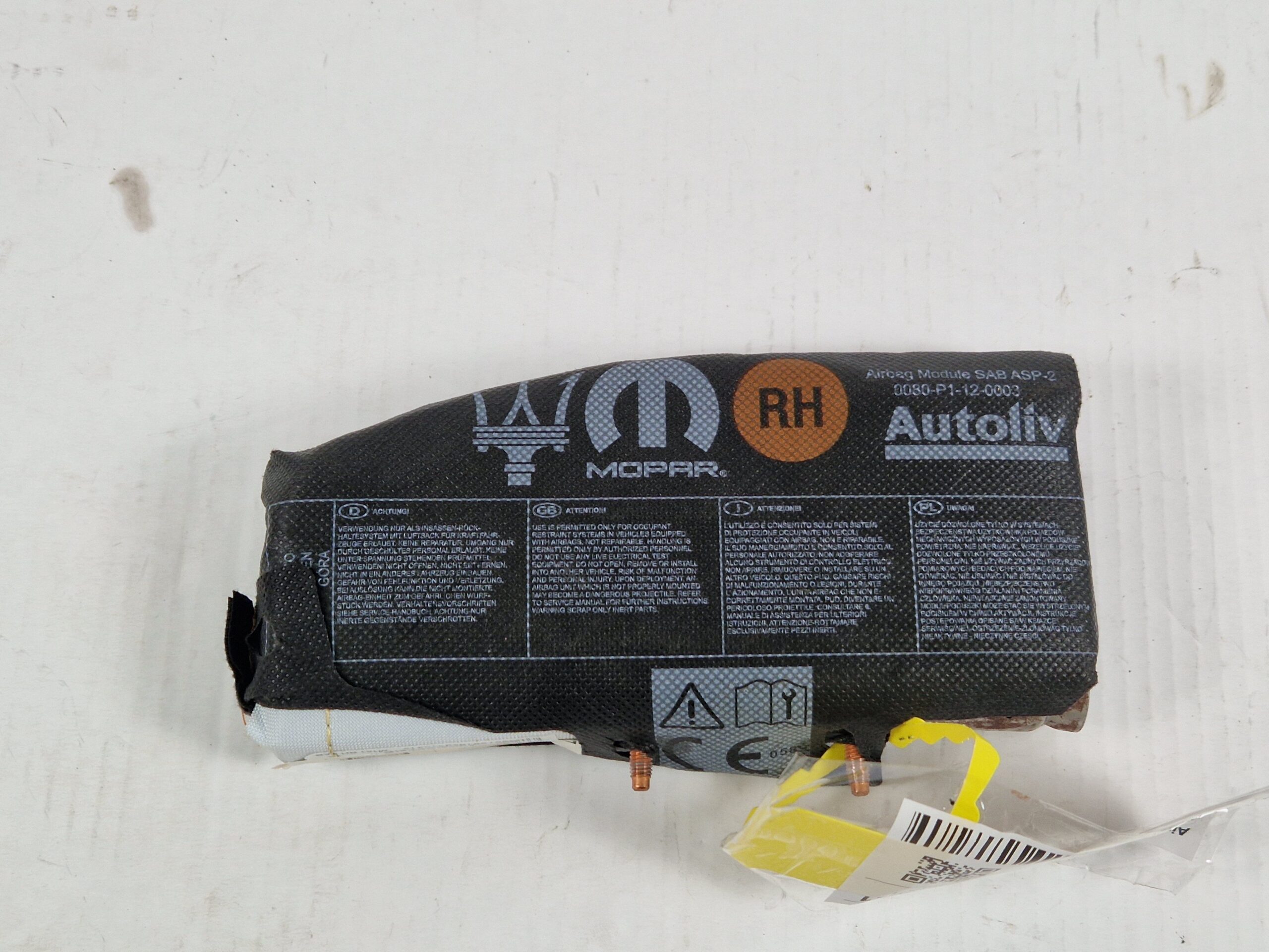 AIRBAG SEDILE DESTRO MASERATI Levante Serie 06701004350 (16>)