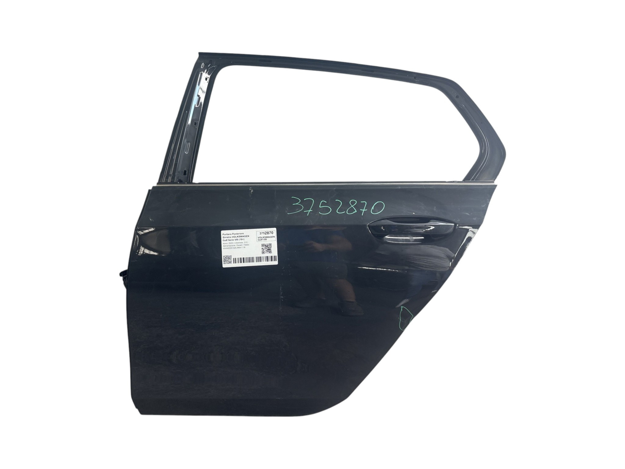 PORTIERA POSTERIORE SINISTRA VOLKSWAGEN Golf Serie VIII 5H4833055E DSU (19>)