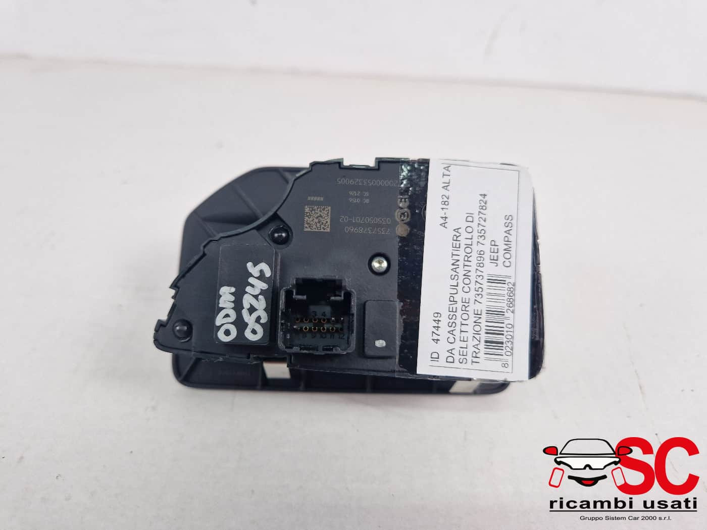 COMANDO CONTROLLO TRAZIONE JEEP Compass Serie 735727824 (16>)